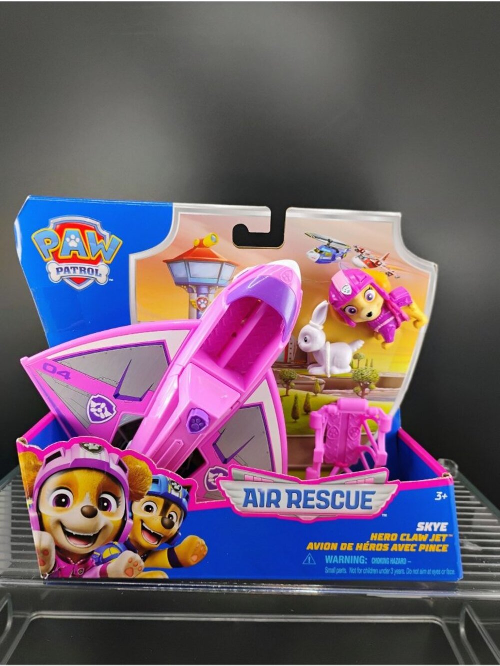 Paw Patrol Air Rescue Skye Hero Claw Jet Pink Vehicle